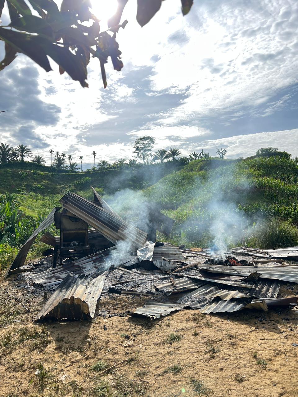 Pembakaran 3 Pondok Petani Terjadi Kembali di Desa Cinto Mandi Pino Raya Bengkulu Selatan
